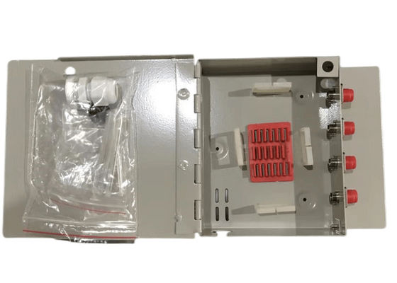 Calidad  FTTH Mini Wall Mount Fiber Optic Terminal Box 8Port SC / LC / ST / FC fábrica