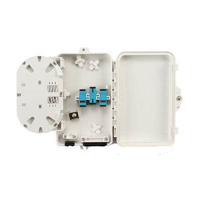 luz Grey For Telecom del SC APC/UPC SM SX PC+ABS de la caja terminal de la fibra óptica 6Port