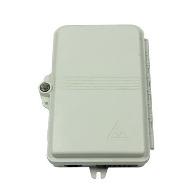 luz Grey For Telecom del SC APC/UPC SM SX PC+ABS de la caja terminal de la fibra óptica 6Port