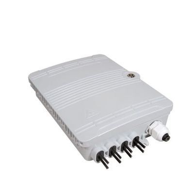 soporte de poste de la pared del SC del nivel SM de la protección de la caja terminal IP-66 de la fibra óptica 8Port