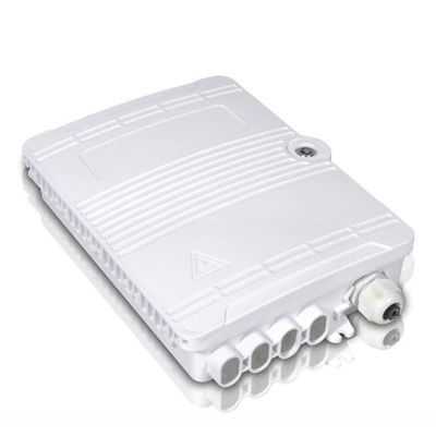 soporte de poste de la pared del SC del nivel SM de la protección de la caja terminal IP-66 de la fibra óptica 8Port