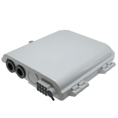 Caja terminal 8Core SM/DX SC/LC/ST/FC de la fibra óptica IP gris claro/del negro 66