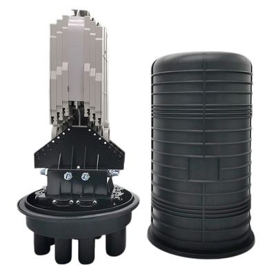 Caja común impermeable de la base FOSC del cierre 288 del empalme de la fibra óptica de la boca