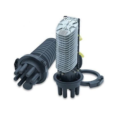 Caja común óptica de la bóveda de la fibra óptica del cierre del empalme 144Core 288Core de la fibra vertical de la bóveda