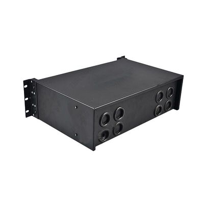 3u 3ru 19&quot; estante de la fibra óptica de ODF 96 montó el tipo el panel del cajón del recinto de remiendo