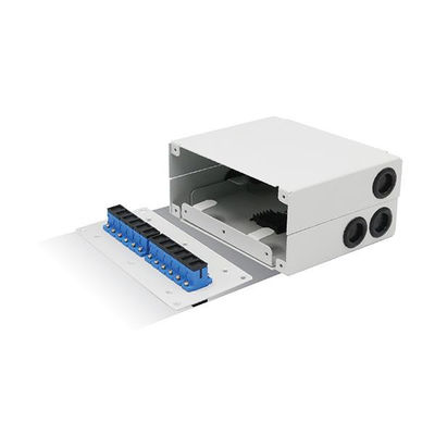 El Dinar-carril y el montaje en la pared de la caja del metal de la fibra óptica que empalmaban permitieron 12 el adaptador del Sc Upc