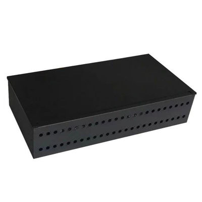 19" soporte de estante del panel de remiendo de fibra 2U fijó el tipo 48 adaptador de la base FC
