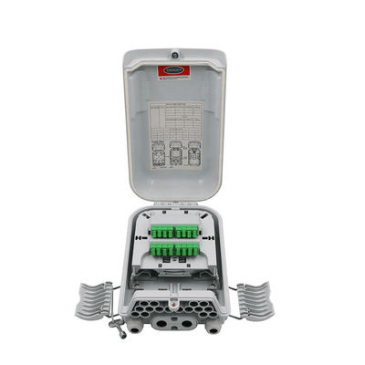 Distribución IP68 16Cores de la caja del divisor de la fibra óptica del PLC de FTTx 1x8