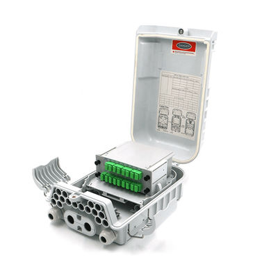 Distribución IP68 16Cores de la caja del divisor de la fibra óptica del PLC de FTTx 1x8