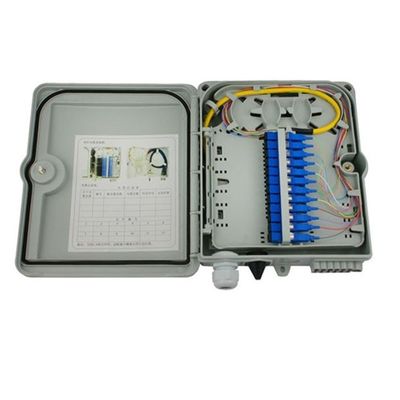 12 / 24 cajas interiores/al aire libre portuarias FTTH FTTX FTTB de la terminación de la fibra