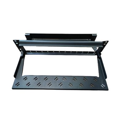 Estante modular negro del panel de remiendo de los paneles de remiendo de MPO MTP 96F 1U LC