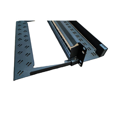Estante modular negro del panel de remiendo de los paneles de remiendo de MPO MTP 96F 1U LC