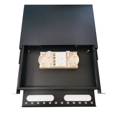 Simplex de fibra óptica del SC del puerto del panel de remiendo del empalme de la caja de la terminación de MPO 24