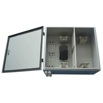 Base del terminal 96 de la distribución de la fibra de Grey Fiber Optic Enclosure Outdoor LC ODF