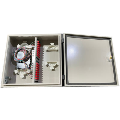 48 adaptador al aire libre de la prenda impermeable 48F LCD de la caja de distribución de la fibra del soporte de la pared de la base