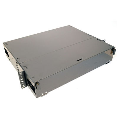 Ranuras 72F del duplex 6 del LC UPC del panel del adaptador del recinto 6 de la fibra del soporte de estante de LGX 2U