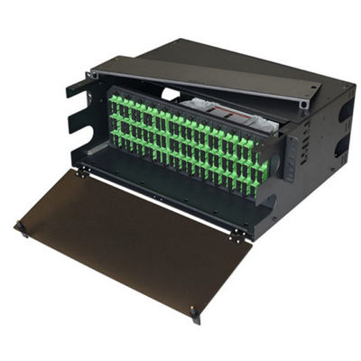 Adaptador del panel de remiendo de fibra del SC APC 4U de los paneles de remiendo del empalme MPO MTP 144F 12