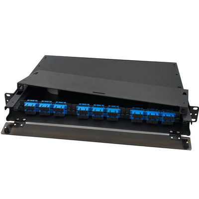 Los paneles de remiendo de OS2 MPO MTP UPC duplican el panel de remiendo de fibra del SC del adaptador de LGX