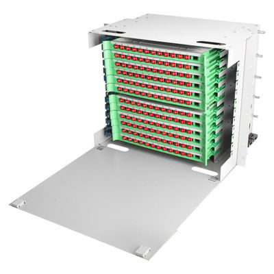 144 el panel de remiendo de la fibra óptica del Sc del panel de remiendo de la base ODF/del adaptador 19 de Fc