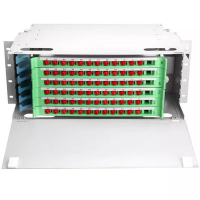 El panel de remiendo de FTTH CATV ODF marcos de distribución ópticos de la pulgada FC de 19 pulgadas FC 19