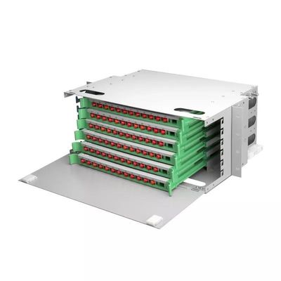 El panel de remiendo de FTTH CATV ODF marcos de distribución ópticos de la pulgada FC de 19 pulgadas FC 19