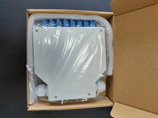 24 cajas terminales del carril del dinar de la fibra óptica de la base con 12 PC Lc/Apc Aadapter a dos caras
