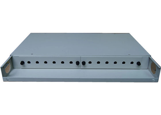 Adaptador del Sc de Fc de la distribución del recinto del panel de remiendo de la fibra óptica del soporte de estante
