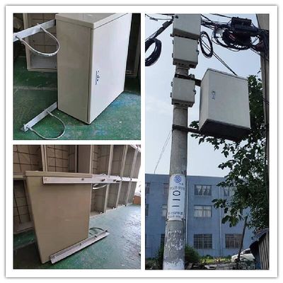 La cruz de la fibra de SMC conecta la caja del metal 288core FDT del gabinete FTTH de la calle