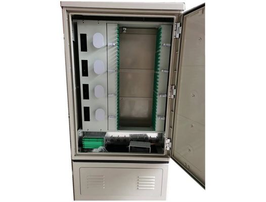 Gabinete de distribución al aire libre montado pedestal del gabinete de la fibra óptica IP65