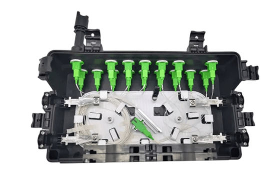SC IP68 2 de la caja terminal de la fibra óptica de la prenda impermeable de FTTB EN 2OUT 48Core 16Port