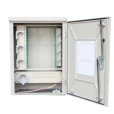144 material impermeable al aire libre del gabinete de distribución de la fibra óptica de la base FTTH SMC