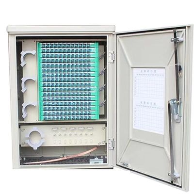 144 material impermeable al aire libre del gabinete de distribución de la fibra óptica de la base FTTH SMC