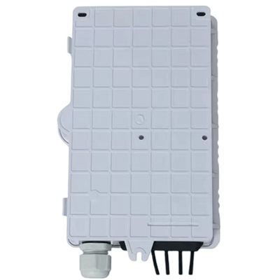 SC UPC SX SM IP66 blanco de la caja terminal de la fibra óptica 4Port para la telecomunicación