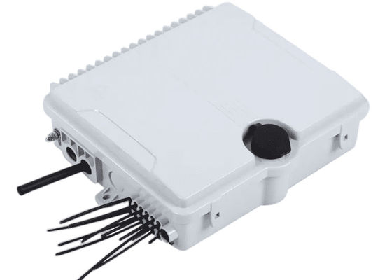 Caja terminal 12Port SC/LC/ST/FC IP-66 UPC/APC FTTH gris claro de la fibra óptica