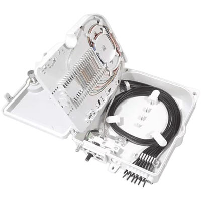 Caja terminal 12Port SC/LC/ST/FC IP-66 UPC/APC FTTH gris claro de la fibra óptica