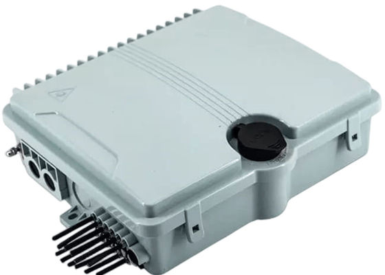Caja terminal 12Port SC/LC/ST/FC IP-66 UPC/APC FTTH gris claro de la fibra óptica