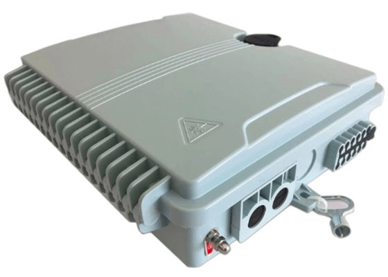 Caja terminal 12Port SC/LC/ST/FC IP-66 UPC/APC FTTH gris claro de la fibra óptica
