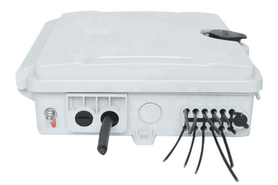 Caja terminal 12Port SC/LC/ST/FC IP-66 UPC/APC FTTH gris claro de la fibra óptica