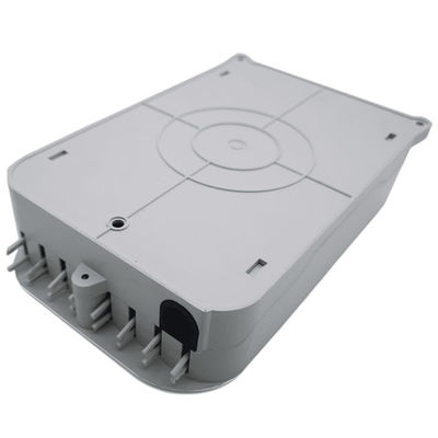 16Core caja de distribución del divisor FTTH UPC/soporte de la pared de APC gris claro
