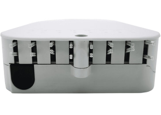 16Core caja de distribución del divisor FTTH UPC/soporte de la pared de APC gris claro
