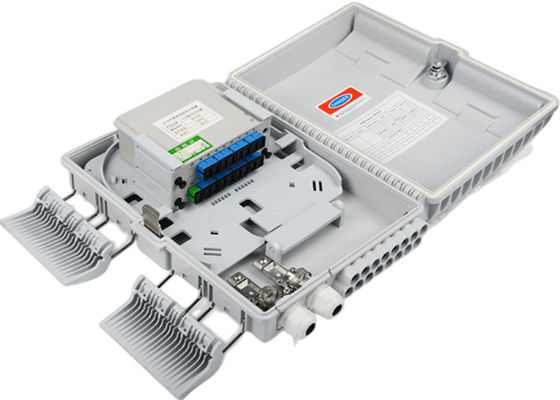 16 caja portuaria interior/al aire libre del divisor de la fibra óptica FTTH del divisor