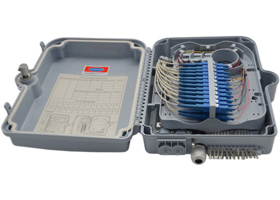 Caja de distribución del divisor de la fibra OM3/OM4 de la caja terminal de la fibra óptica a una cara