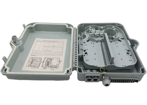 Caja de distribución del divisor de la fibra OM3/OM4 de la caja terminal de la fibra óptica a una cara