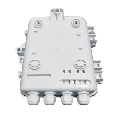 Caja IP65 12Cores del divisor de la fibra óptica del PLC del SC 1x8 montada en la pared