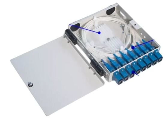 Mini Wall Mounting Box Clamshell FTTD/caja óptica DSL de la terminación de FTTH