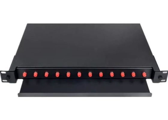 Tipo de dibujo de Fc de la caja de la unidad de la distribución de la fibra óptica de ODF 19inch