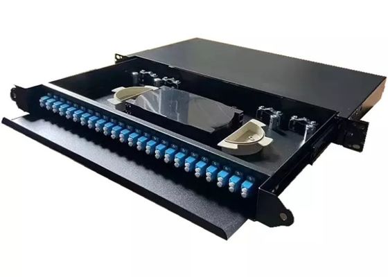 Tipo de dibujo de Fc de la caja de la unidad de la distribución de la fibra óptica de ODF 19inch