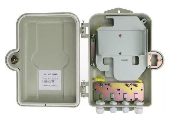 Corazones al aire libre IP65 del empalme 24 de la caja de distribución de la fibra óptica de SMC
