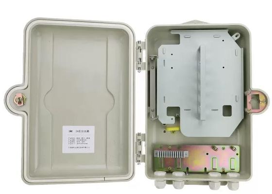 Corazones al aire libre IP65 del empalme 24 de la caja de distribución de la fibra óptica de SMC
