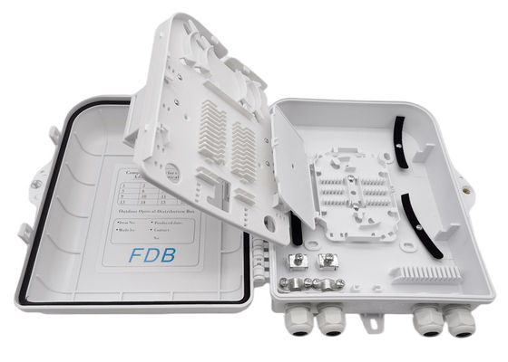 Soporte blanco de la pared del divisor del PLC del LC 1x16 de la caja del divisor de la fibra óptica